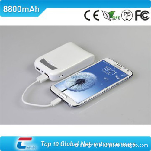 portable power bank with double usb outputs